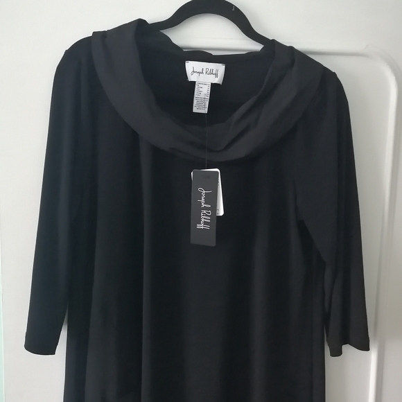 NEW Jqoseph Ribkoff Black Maxi Dress with Cowl Neckline - Picture 3 of 9